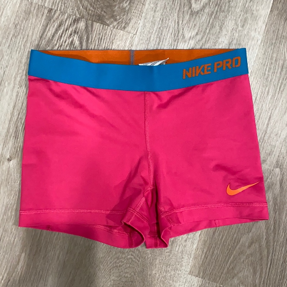 Pink Nike spandex